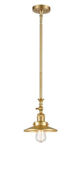 Innovations - 206-SG-M4 - One Light Mini Pendant - Franklin Restoration - Satin Gold
