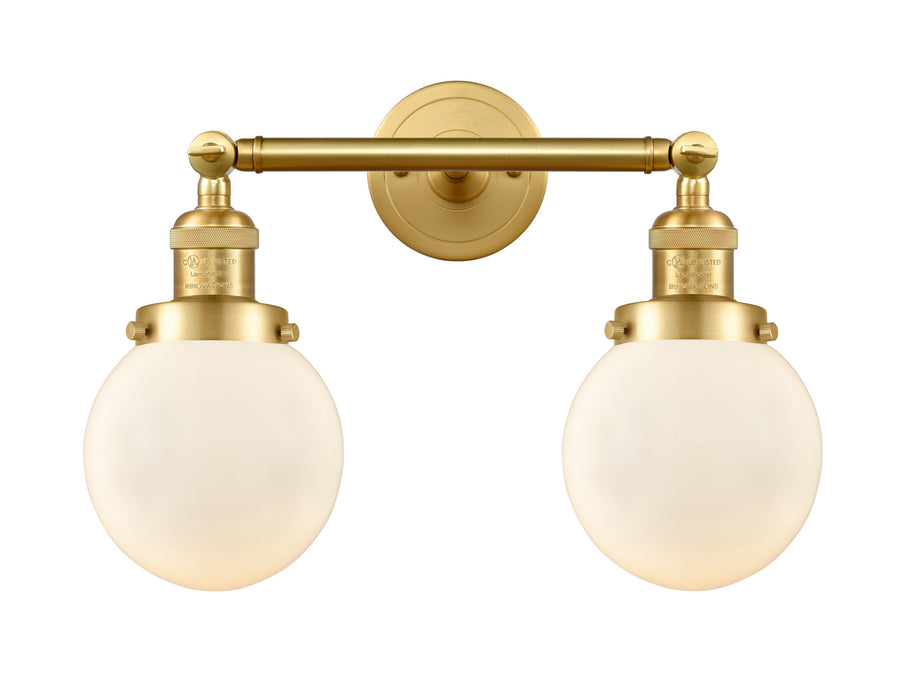 Innovations - 208-SG-G201-6-LED - LED Bath Vanity - Franklin Restoration - Satin Gold