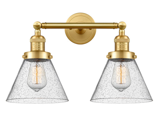 Franklin Restoration LED Bath Vanity Satin Gold