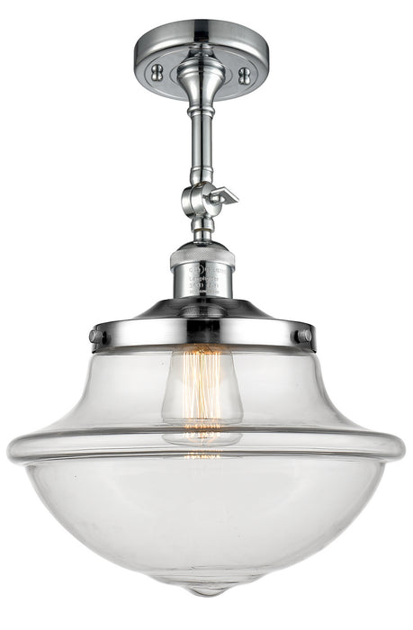 Innovations - 201F-PC-G542 - One Light Semi-Flush Mount - Franklin Restoration - Polished Chrome