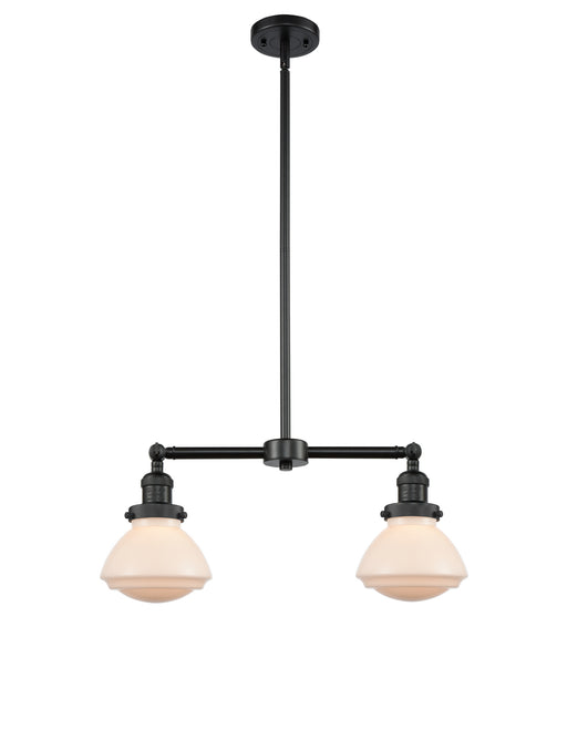 Innovations - 209-BK-G321-LED - LED Island Pendant - Franklin Restoration - Matte Black