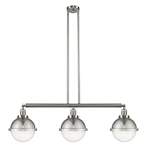 Innovations - 213-SN-HFS-84-SN - Three Light Island Pendant - Franklin Restoration - Brushed Satin Nickel