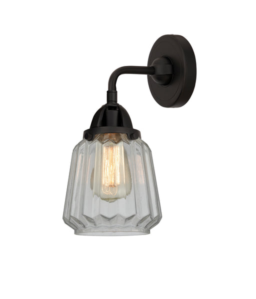 Innovations - 288-1W-BK-G142 - One Light Wall Sconce - Nouveau 2 - Matte Black