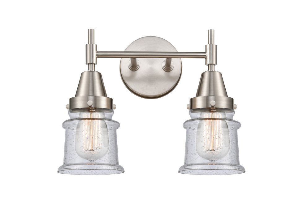 Innovations - 447-2W-SN-G184S - Two Light Bath Vanity - Satin Nickel