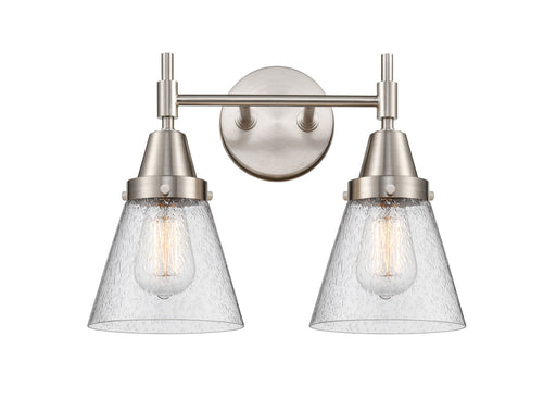 Innovations - 447-2W-SN-G64 - Two Light Bath Vanity - Satin Nickel