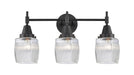 Innovations - 447-3W-BK-G302-LED - LED Bath Vanity - Matte Black
