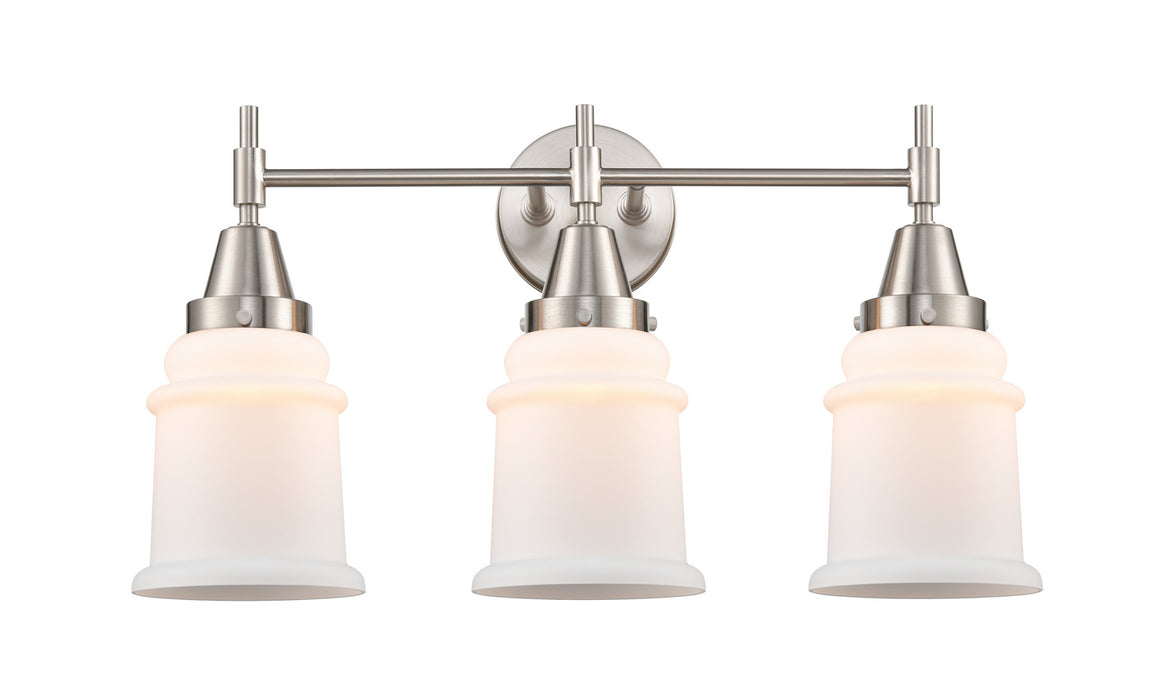 Innovations - 447-3W-SN-G181 - Three Light Bath Vanity - Satin Nickel