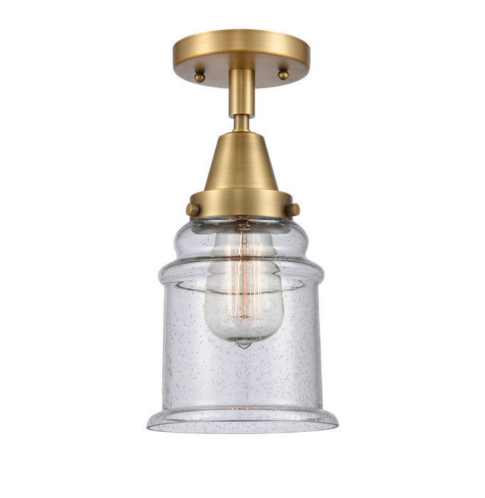 Innovations - 447-1C-BB-G184-LED - LED Flush Mount - Franklin Restoration - Brushed Brass