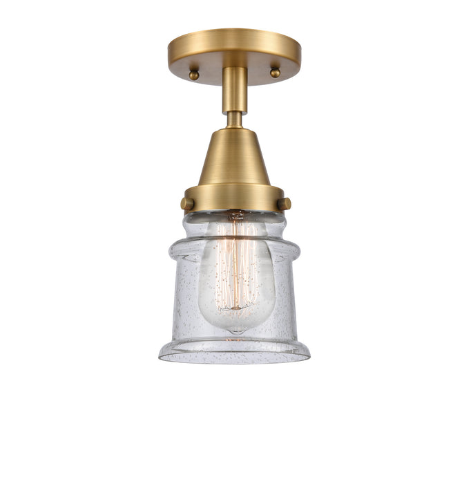 Innovations - 447-1C-BB-G184S - One Light Flush Mount - Franklin Restoration - Brushed Brass