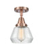 Innovations - 447-1C-AC-G172-LED - LED Flush Mount - Franklin Restoration - Antique Copper