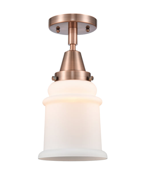 Innovations - 447-1C-AC-G181-LED - LED Flush Mount - Franklin Restoration - Antique Copper