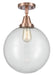 Innovations - 447-1C-AC-G202-12 - One Light Flush Mount - Franklin Restoration - Antique Copper