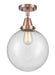 Innovations - 447-1C-AC-G204-10 - One Light Flush Mount - Franklin Restoration - Antique Copper