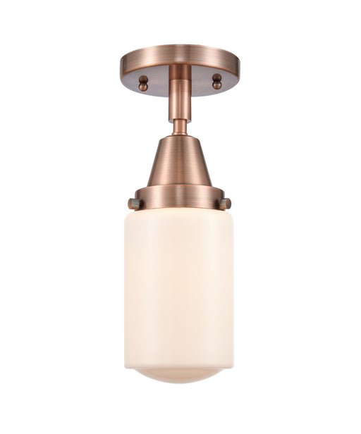 Innovations - 447-1C-AC-G311-LED - LED Flush Mount - Franklin Restoration - Antique Copper