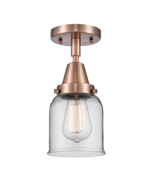 Innovations - 447-1C-AC-G52-LED - LED Flush Mount - Franklin Restoration - Antique Copper