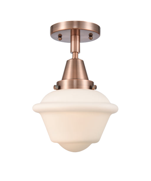 Innovations - 447-1C-AC-G531-LED - LED Flush Mount - Franklin Restoration - Antique Copper