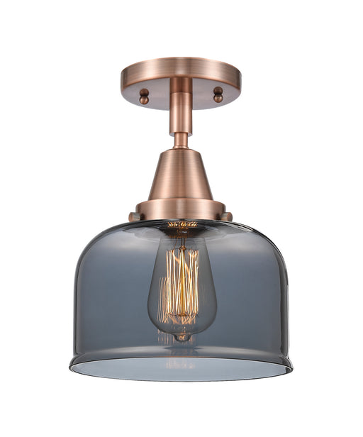 Innovations - 447-1C-AC-G73 - One Light Flush Mount - Franklin Restoration - Antique Copper