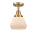 Innovations - 447-1C-BB-G171 - One Light Flush Mount - Franklin Restoration - Brushed Brass