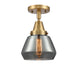 Innovations - 447-1C-BB-G173 - One Light Flush Mount - Franklin Restoration - Brushed Brass