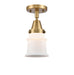 Innovations - 447-1C-BB-G181S - One Light Flush Mount - Franklin Restoration - Brushed Brass