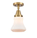 Innovations - 447-1C-BB-G191-LED - LED Flush Mount - Franklin Restoration - Brushed Brass