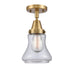 Innovations - 447-1C-BB-G192 - One Light Flush Mount - Franklin Restoration - Brushed Brass