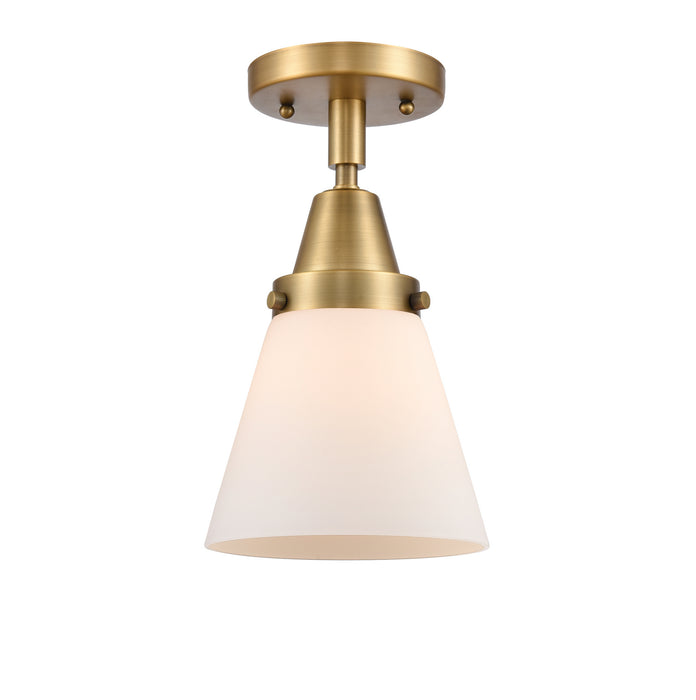 Innovations - 447-1C-BB-G61-LED - LED Flush Mount - Franklin Restoration - Brushed Brass