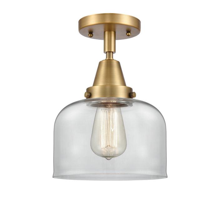 Innovations - 447-1C-BB-G72 - One Light Flush Mount - Franklin Restoration - Brushed Brass