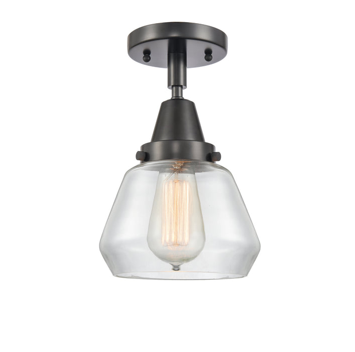 Innovations - 447-1C-BK-G172-LED - LED Flush Mount - Franklin Restoration - Matte Black