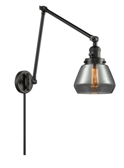 Innovations - 238-BK-G173-LED - LED Swing Arm Lamp - Franklin Restoration - Matte Black