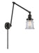 Innovations - 238-BK-G182S-LED - LED Swing Arm Lamp - Franklin Restoration - Matte Black