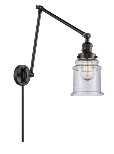 Franklin Restoration LED Swing Arm Lamp Matte Black