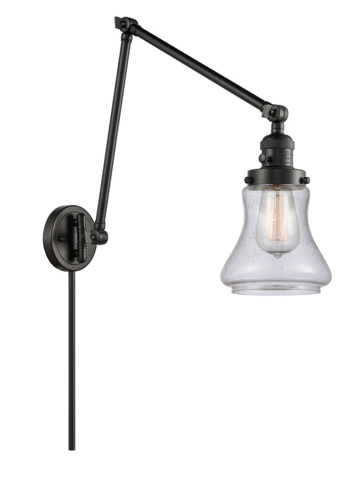Innovations - 238-BK-G194-LED - LED Swing Arm Lamp - Franklin Restoration - Matte Black