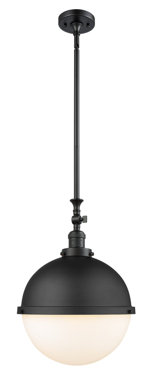 Innovations - 206-BK-HFS-121-BK - One Light Pendant - Franklin Restoration - Matte Black