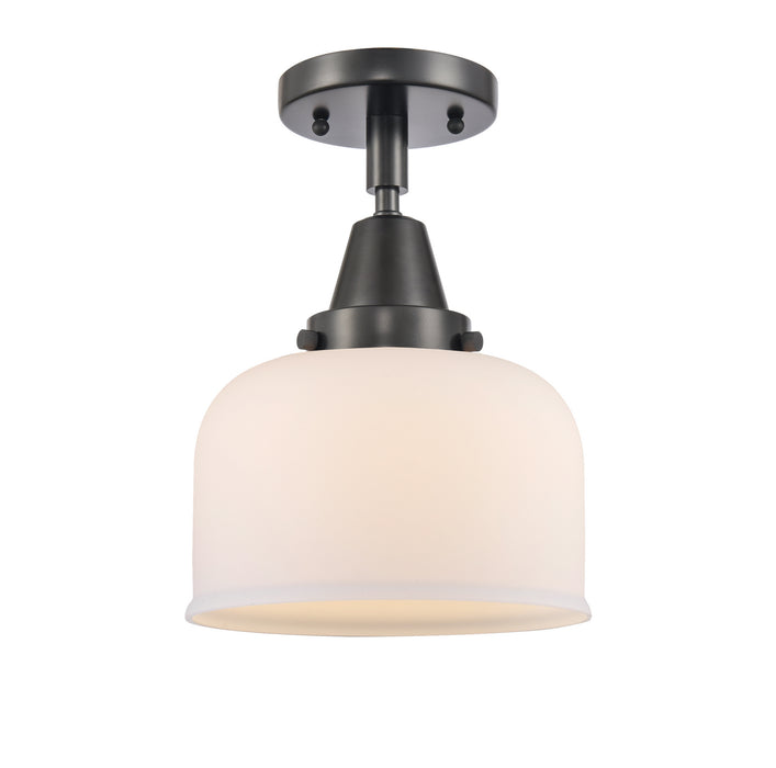 Innovations - 447-1C-BK-G71-LED - LED Flush Mount - Franklin Restoration - Matte Black