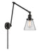 Innovations - 238-BK-G62-LED - LED Swing Arm Lamp - Franklin Restoration - Matte Black