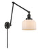 Innovations - 238-BK-G71-LED - LED Swing Arm Lamp - Franklin Restoration - Matte Black