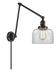 Innovations - 238-BK-G72-LED - LED Swing Arm Lamp - Franklin Restoration - Matte Black