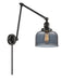 Innovations - 238-BK-G73-LED - LED Swing Arm Lamp - Franklin Restoration - Matte Black
