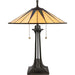 Quoizel - TF6668VB - Two Light Table Lamp - Gotham - Vintage Bronze