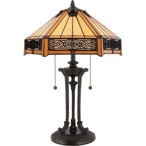 Quoizel - TF6669VB - Two Light Table Lamp - Indus - Vintage Bronze