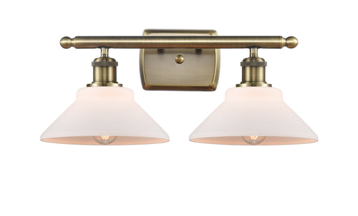 Ballston Two Light Bath Vanity Antique Brass