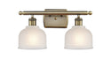 Innovations - 516-2W-AB-G411-LED - LED Bath Vanity - Ballston - Antique Brass