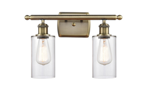 Ballston Two Light Bath Vanity Antique Brass