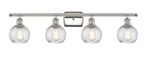 Innovations - 516-4W-PN-G1214-6 - Four Light Bath Vanity - Ballston - Polished Nickel