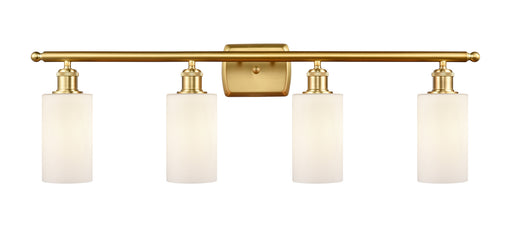 Ballston Four Light Bath Vanity Satin Gold