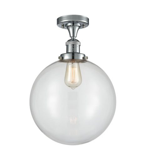 One Light Semi-Flush Mount