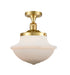 Innovations - 517-1CH-SG-G541 - One Light Semi-Flush Mount - Franklin Restoration - Satin Gold