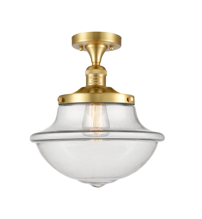 Innovations - 517-1CH-SG-G542 - One Light Semi-Flush Mount - Franklin Restoration - Satin Gold