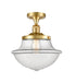 Innovations - 517-1CH-SG-G542 - One Light Semi-Flush Mount - Franklin Restoration - Satin Gold